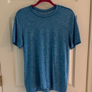 Lululemon Heathered Blue Short Sleeve Tee